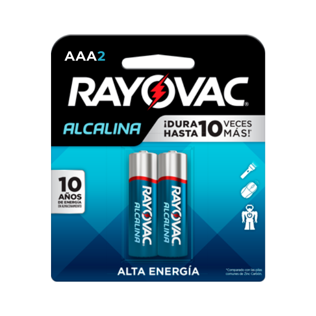 ROV BATERIA ALCALINA BLISTER 2AAA /48 (8443)