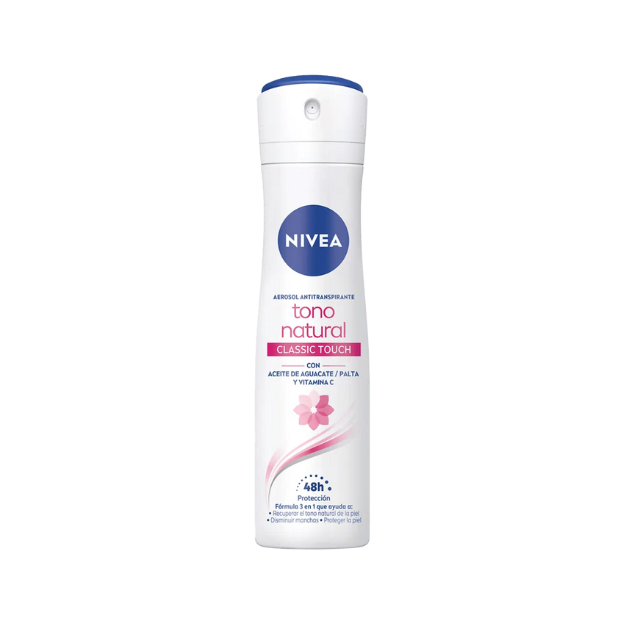 NIVEA DEO NATURAL CLASSIC TOUCH SPRAY 150 ML /12