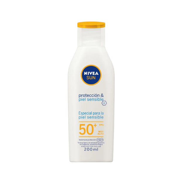 NIVEA SUN BLQ SOLAR PROT &P/SENS F50 200ML /6