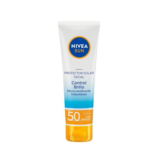 NIVEA SUN FACIAL CONTROL DE BRILLO FPS50+ 50ML /12