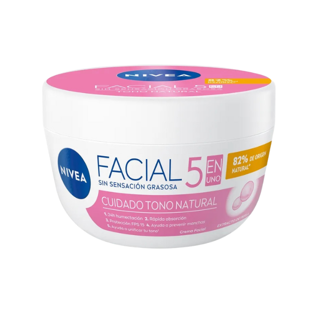 NIVEA CUIDADO TONO NATURAL 50ML /16