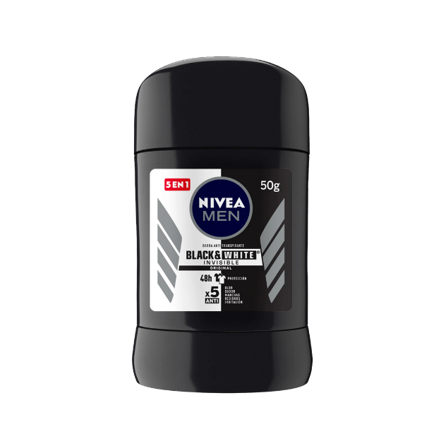 NIVEA F/MEN DEO INVISIBLE B&W POWER BARRA 50G /15