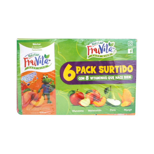 FRUVITA SURTIDO SIXPACK 200ML /4