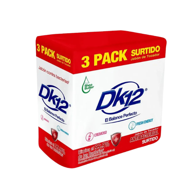 DK-12 JABON SURTIDO 3PK 300G /16