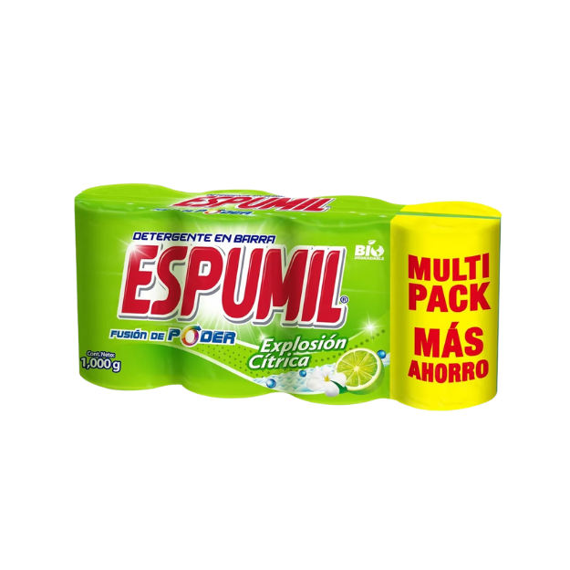 ESPUMIL BARRA 4PACK 1000G /6