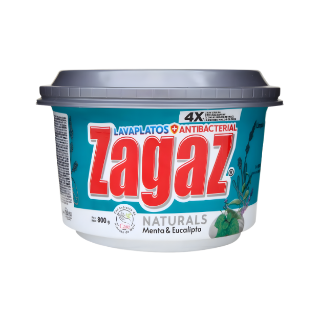 ZAGAZ LAVAPLATOS MENTA & EUCALIPTO 800G /12