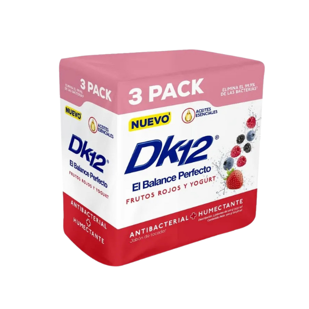 DK-12 JABON FRUTOS ROJOS 3PK 300G /16