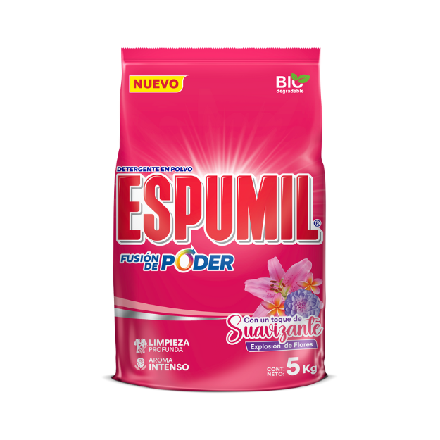 ESPUMIL DETERG EXPLOSION DE FLORES 5KG /2