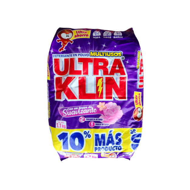 ULTRAKLIN DETER FUERZA INTENSA 1.1KG /10