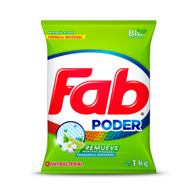 FAB DETERGENTE ANTIBACTERIAL 1KG /10