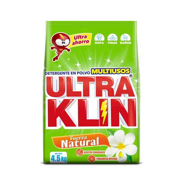ULTRAKLIN DETER FUERZA NATURAL 4.5KG /2