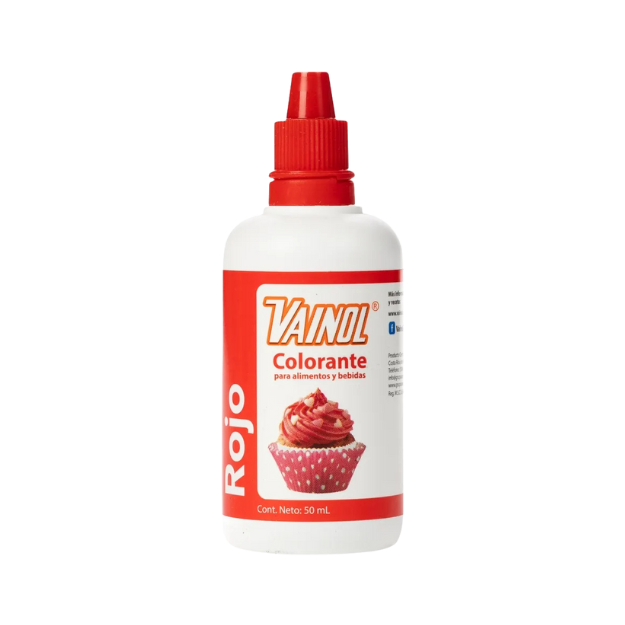 VAINOL COLORANTE ROJO 50ML/18