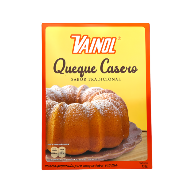 VAINOL MEZCLA PARA QUEQUE CASERO 432G /12