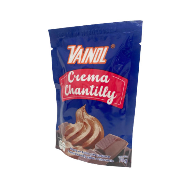 VAINOL CREMA CHANTILLY CHOCOLATE DOY PACK 70G /48