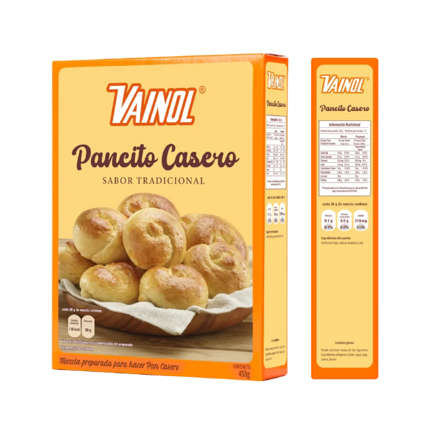 VAINOL MEZCLA PARA PAN CASERO 450G /12