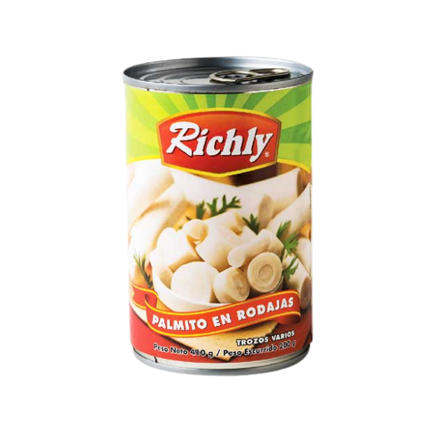 RICHLY PALMITO TROZOS 400G /12