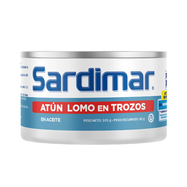 SARDIMAR ATUN TROZOS EN ACEITE 105G /72