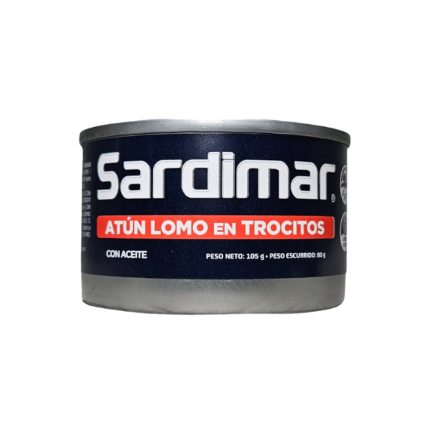 SARDIMAR ATUN TROCITOS EN ACEITE 105G /72