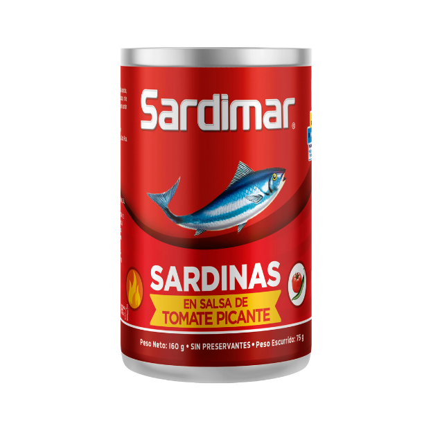 SARDIMAR SARDINA PICANTE 160G /48