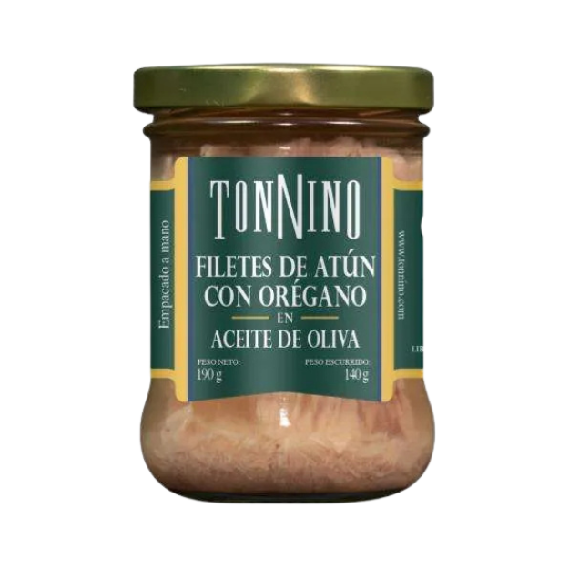 TONNINO FILETES DE ATUN CN OREGANO 190G /12
