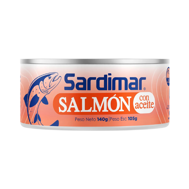 SARDIMAR SALMON EN ACEITE 140G /48