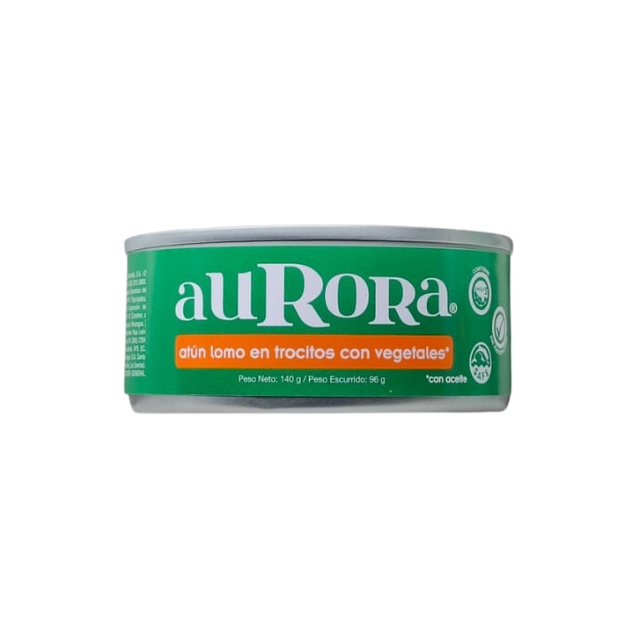 AURORA ATUN CON VEGETALES 140G /48