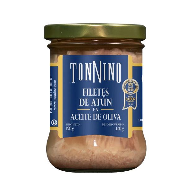 TONNINO FILETES ATUN EN ACEITE DE OLIVA 190G /12