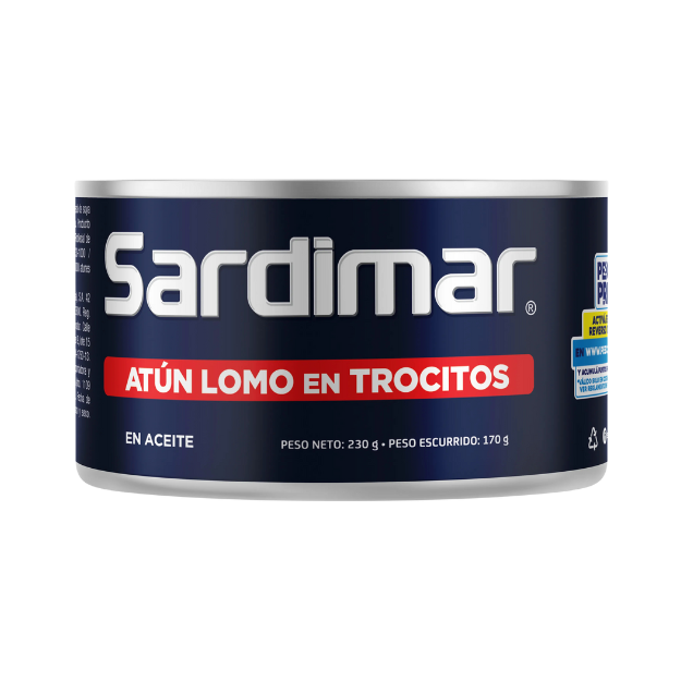 SARDIMAR ATUN TROCITOS ACEITE 230G /48
