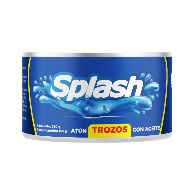 SPLASH ATUN TROZOS 230G /48