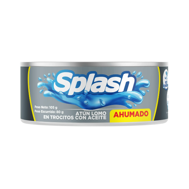 SPLASH ATUN TROCITOS AHUMADO 105G /48