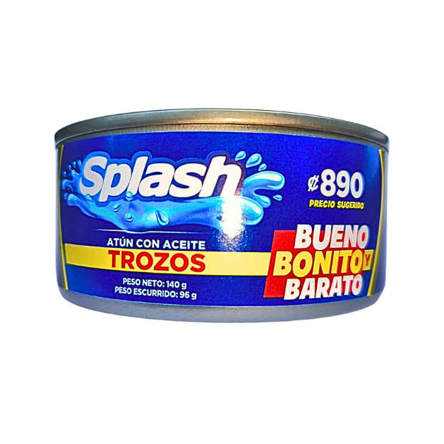 SPLASH BBB ATUN TROZOS EN ACEITE 140G /48