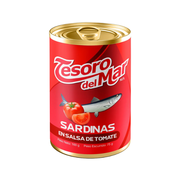 TESORO DEL MAR SARDINA TOMATE 160G /48