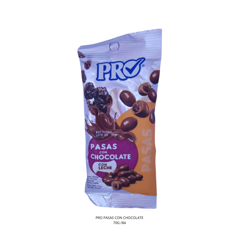PRO PASAS CON CHOCOLATE 70G /84