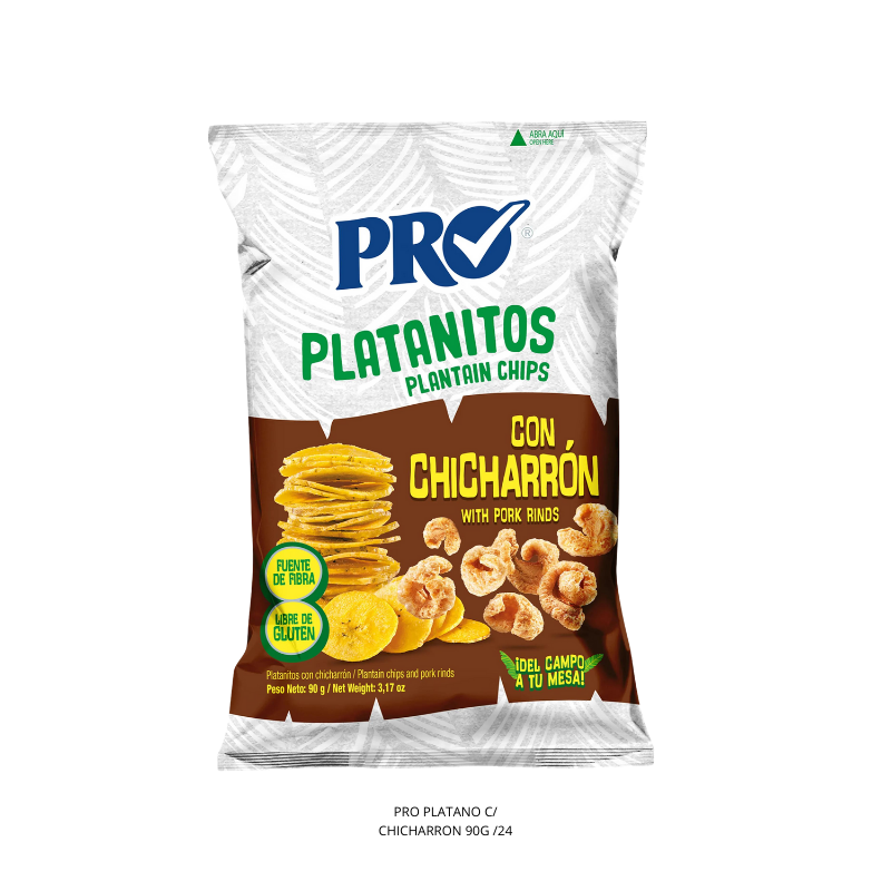 PRO PLATANO C/ CHICHARRON 90G /24