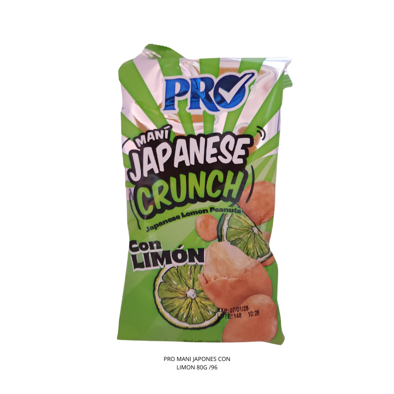 PRO MANI JAPONES CON LIMON 80G /96