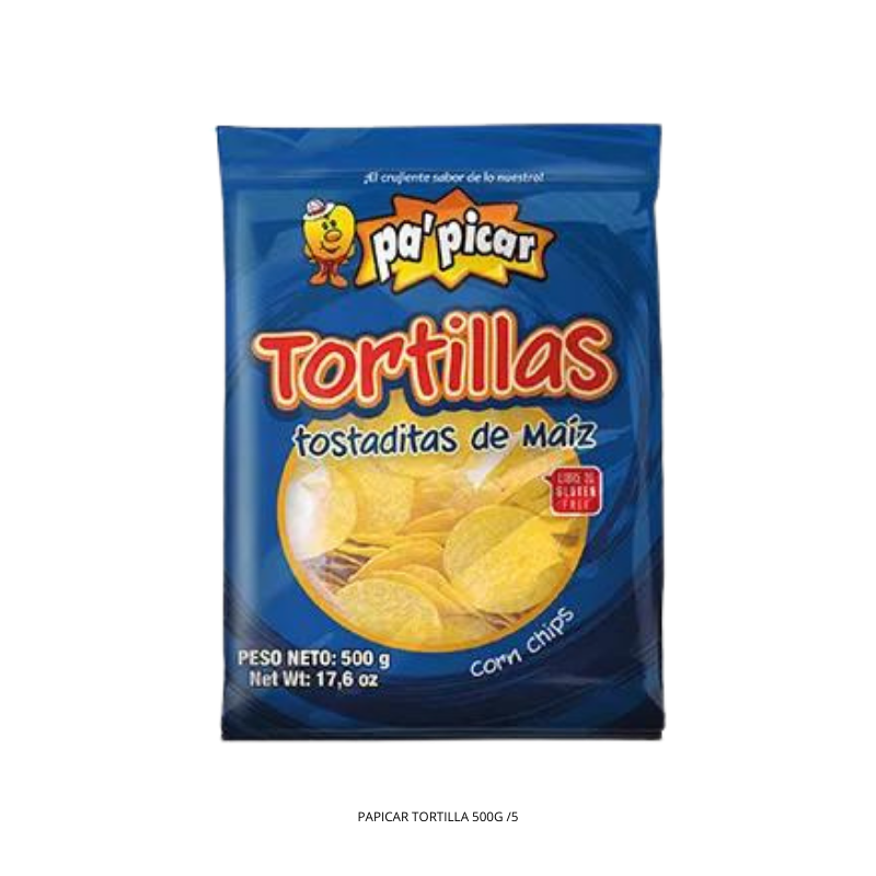 PAPICAR TORTILLA 500G /5