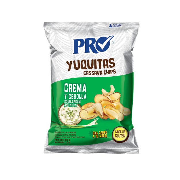 PRO YUCA CREMA Y CEBOLLA 42.5G /24