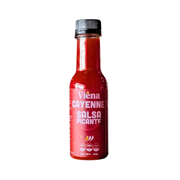 VIENA SALSA PICANTE CAYENNE 140ML /24
