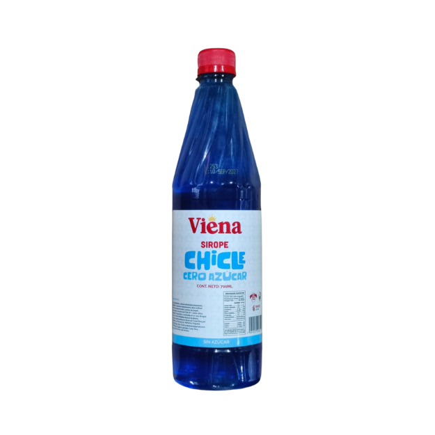 VIENA SIROPE CHICLE CERO AZUCAR 700ML /15