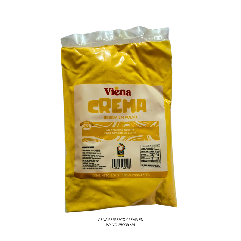 VIENA REFRESCO CREMA EN POLVO 250GR /24