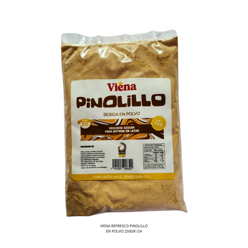 VIENA REFRESCO PINOLILLO EN POLVO 250GR /24