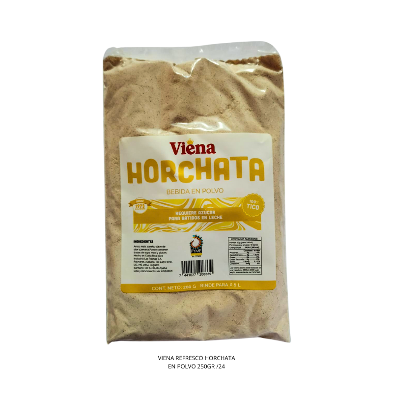 VIENA REFRESCO HORCHATA EN POLVO 250GR /24