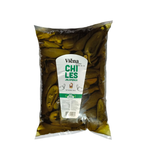 VIENA CHILE JALAPEÑO BOLSON MITADES 3KG /5