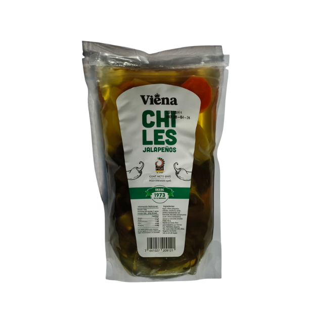 VIENA CHILE JALAPENO DOYPACK 500G /24
