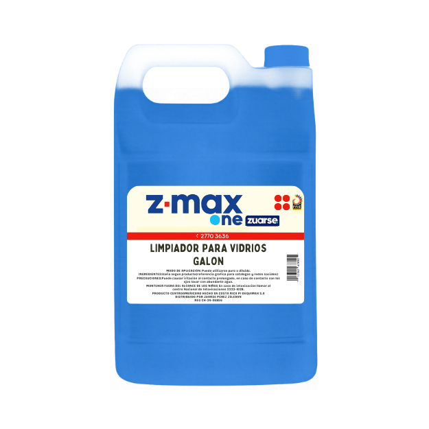Z-MAX ONE LIMPIADOR DE VIDRIOS GALON