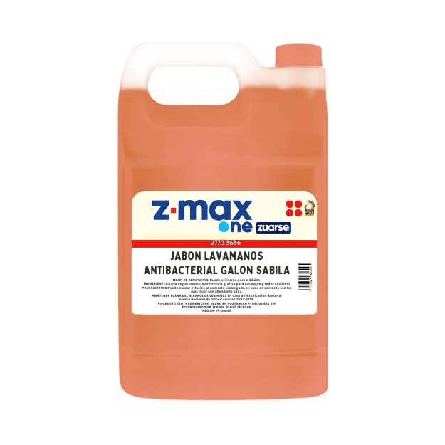 Z-MAX ONE JABON LIQUIDO SABILA GALON