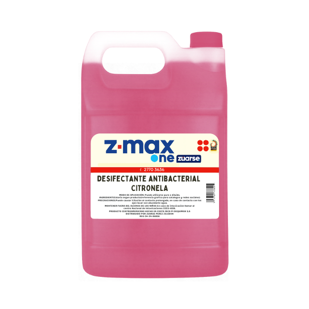 Z-MAX ONE DESINFECTANTE CITRONELA GALON
