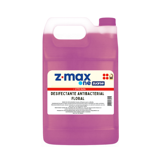 Z-MAX ONE DESINFECTANTE FLORAL GALON/5