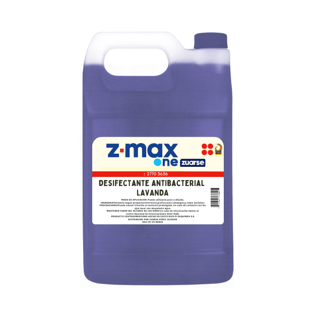 Z-MAX ONE DESINFECTANTE LAVANDA GALON/5