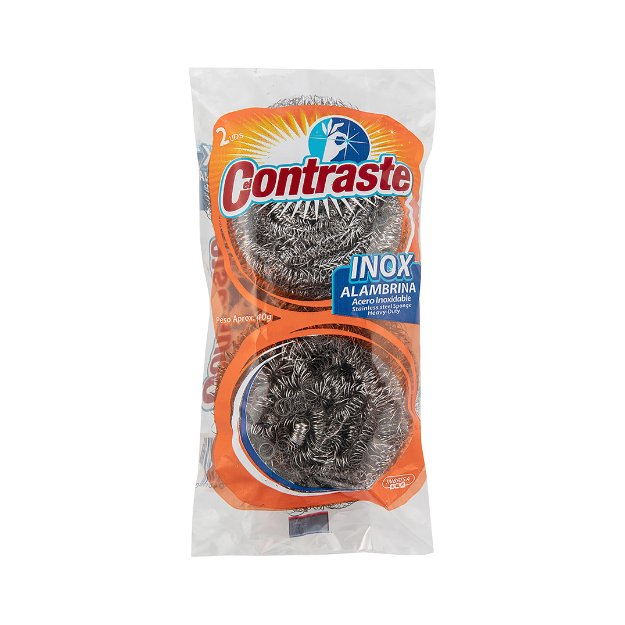 CONTRASTE ALAMBRINA COLOCHA INOX 2PACK /24
